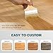Bme Hevea Solid Wood Butcher Block Table Top - Unfinished Desk or Countertop Surface - Ideal for DIY Desktop or Kitchen Countertop Projects - 60