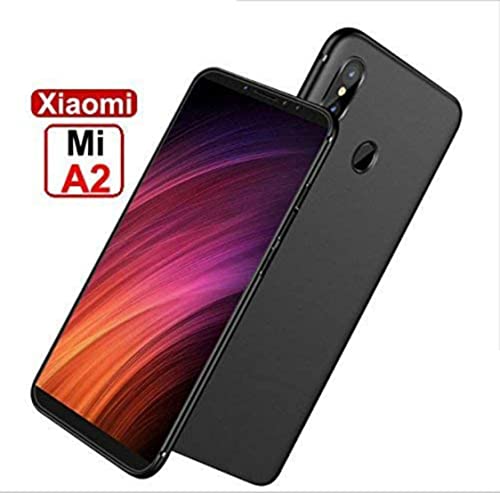 Image of Mobile Back Cover Case for Xiaomi Redmi A2 (Silicone Case|CameraProtection|Black SC1510)