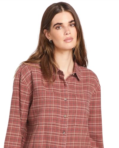 Camisa de botón Volcom para mujer: olvídate de los looks aburridos con su diseño 3