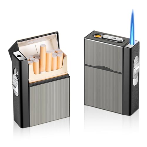 Encendedor con Estuche para 20 Cigarrillos Azul miniatura 1