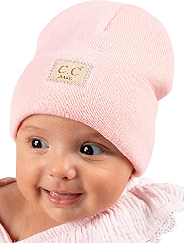 Image of Funky Junque Adorable Newborn Baby Smiley Face Beanie - Soft Knit Winter Hat with Premium Suede Patch