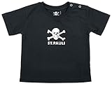  FC St. Pauli Totenkopf Baby-Shirt schwarz 86