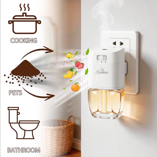 Image of Plug In Air Freshener Refills for Home, 12 Count 7.92 FL OZ | Ocean Breeze, Fresh Linen, Bohemia Forest & Winds In Summer Scent for Home, Compatible with Air Wick & Glade