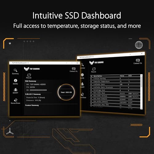 Asus Boitier SSD M.2 NVMe Externe TUF Gaming AS2000