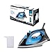 MARTISAN Compact Steam Iron 1200W, Nonstick Soleplate Lightweight Iron, Variable Temperature Steam, Blue/Black