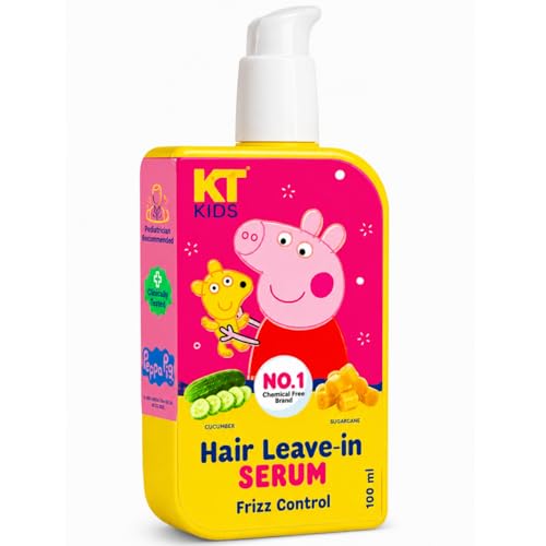 Image of Hair Peppa Pig Leave-In Serum | Frizz-Free Smooth Hair | Age-Specific Formulation | Aloe Vera & Cucumber Extract | 100ml
