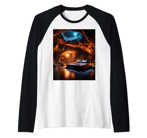 Ottimo regalo per bambini, ragazzi, gatti, mariti, mogli, mamme, papà, figlio, figlia, fratello, sorella, zio, zia, nonno, nipote, nipote o semplicemente chiunque ami la camera da letto retrò vintage carina fantasy vivida notte caverna