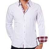 Kickdown Hemd CANNY weiß H-100, Grösse:S