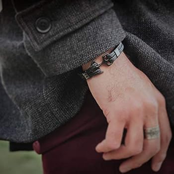 Bracelet protéction poignet en cuir gaufré