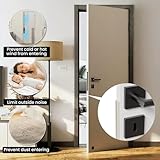 Esufeir V Shape Foam Door Draft Excluder Tape 6m White, Self-Adhesive Draught Excluder Sealing Strip, Insulation, Gap Seal, Weather Stripping, Soundproofing Wind Blocker for Window Frame, Front Doors - Image 6