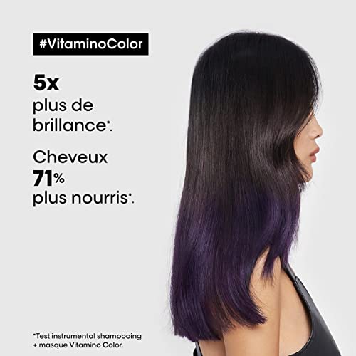 'Oréal Professionnel Shampoing Fixateur de couleur Cheveux Colorés & Méchés en Manque d'Éclat Anti Oxydant Prolonge & Sublime la Couleur Douceur & Brillance Vitamino Color Serie Expert 500ml - vue 4