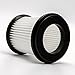 for inse S6 PLUS Replacement Filter for Cordless Vacuum Cleaner – 4-Pack High-Efficiency HEPA Filter Captures Particles as Small as 0.3 Microns, Plastic + Filter Paper Construction, White and Black