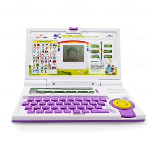 Image of Wembley Laptop Computer Educational Kids Toys for 2 - 5 Years Boy | 20 Fun Activity Learning Toy for 2 3 4 5 Years Boys and Girls Now Learn Letter, Words, Mathematics, Games, Music, Logic, Memory Tool