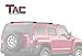TAC Cross Bars Roof Rack Compatible with 2006-2010 Hummer H3 with Lock System Black OE Style Aluminum Top Rail Snowboard Kayak Canoe Luggage Carrier
