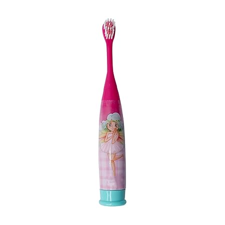 INAAYA Power Electric Toothbrush For Children And Toddlers Age 3+, Soft Bristles (Pink For Kid Girls)