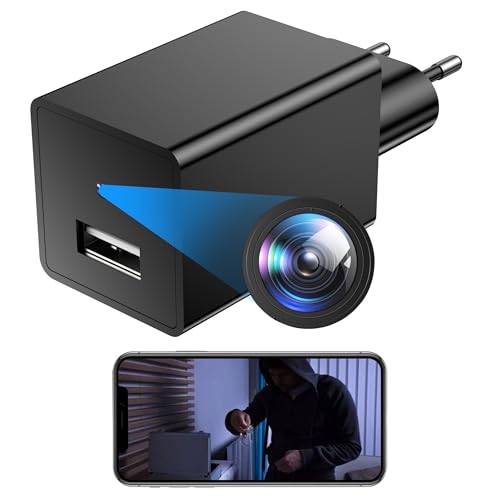 KGQO Camera Espion 1080P Camera Surveillance WiFi Mini Caméra Espion...