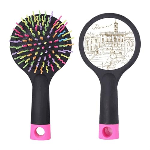 Brosse à cheveux démêlante base coussin Fontana di Trevi Rome Landmark