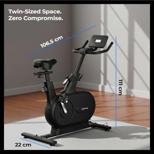 Image of Lifelong Magnetic Spin Fitness Bike|12Kg Flywheel 9-Levels Adjustable Resistance| Gym Equipment| Exercise Cycle for Home with Magnetic Brake|Gym Equipment for Home Workout| Max Weight-120 kg