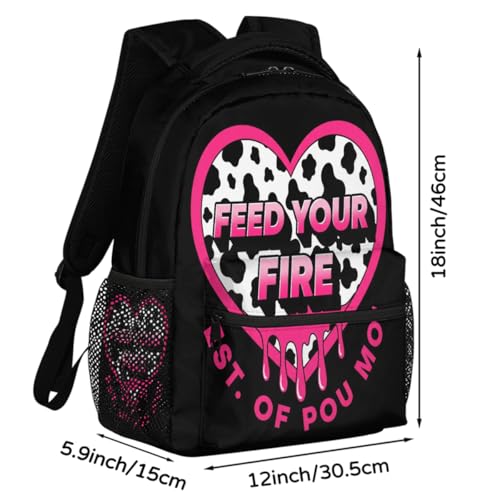 Mochila de vaca para laptop 15.6 ligera y resistente contra golpes escolares 2