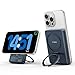 Produktbild TORRAS Powerbank für MagSafe,10000mAh einklappbare magnetische kabellose Power Bank mit USB-C Schnell Aufladende,Nur kompatibel mit iPhone 16 Pro Max 15 14 13 12(Schwarz)