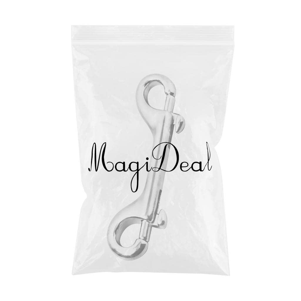 Calandis Stainless Steel Double End Bolt Snap Trigger Hook Bag Clip Key Chain 100mm