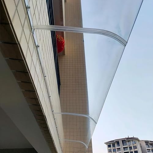 Auvent de porte invisible pour stopper la pluie sur entrée extérieure