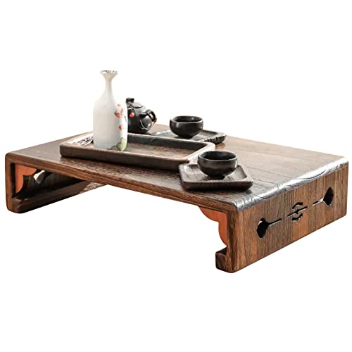 Table à thé de méditation japonaise 40x30cm pour posture et sol bas
