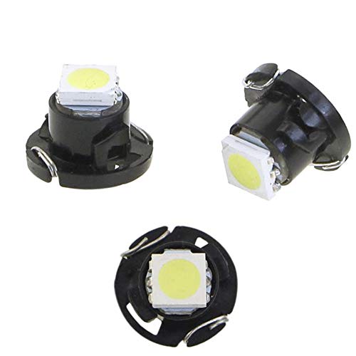 Image of 10-Pack White T4.7 Wedge Replacement Cluster Panel LED Light Bulbs