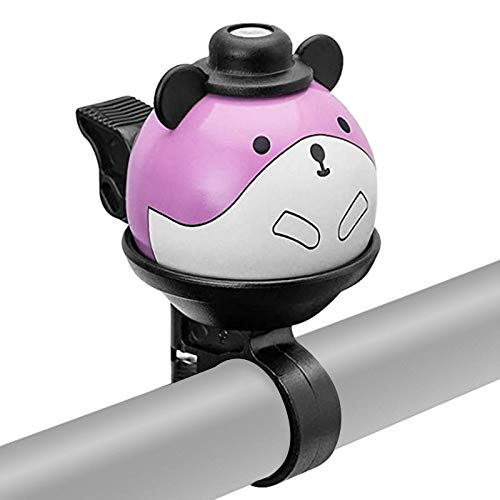 Timbre de bicicleta rotatorio 360 con sonido claro para manillar infantil