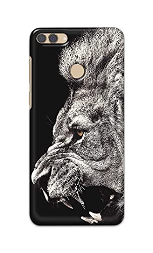 Image of Roaring Lion Hard Back Case Cover for Huawei Y9 (2018) Back Cover -(J5) VNS2225