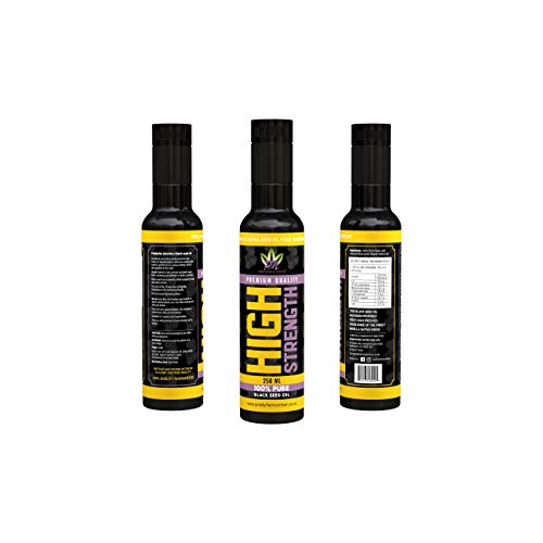 Black Seed Oil 250ml - Cold Pressed Virgin Nigella Sativa
