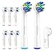Produktbild Sonicwhite 8pcs aufsätze Ersatzbürsten Kompatibel mit oral b FlossAction Aufsteckbürsten für Oral B Aufsatzbürsten Ersatz, Ersatzbürsten kompatibel mit Oral-B Zahnbürste Elektrische Handstück