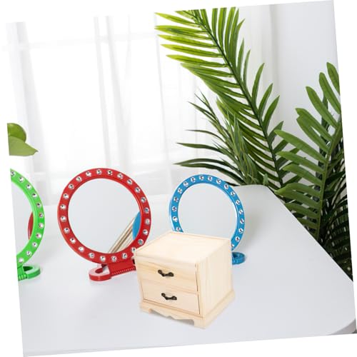 Boîte à bijoux bois fait main naturel avec rangement pratique - 4