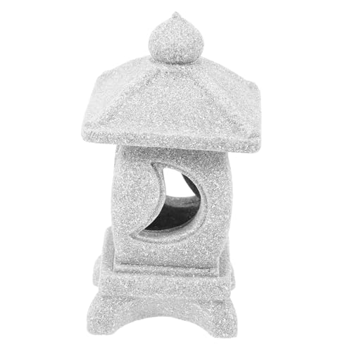 HOMOBABE Statua Giapponese Pietra Per Giardino Lanterna Pagoda Decorativa Per Acquari e Paesaggi Ornamentale e Multifunzionale Stile Zen