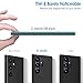 X-level for Samsung Galaxy S24 Ultra Case Slim Fit Ultra-Thin Super Soft TPU [Guardian Series] S24 Ultra Phone Back Cover Light Protective Matte Finish Coating Shockproof Case for Men Woman -Black