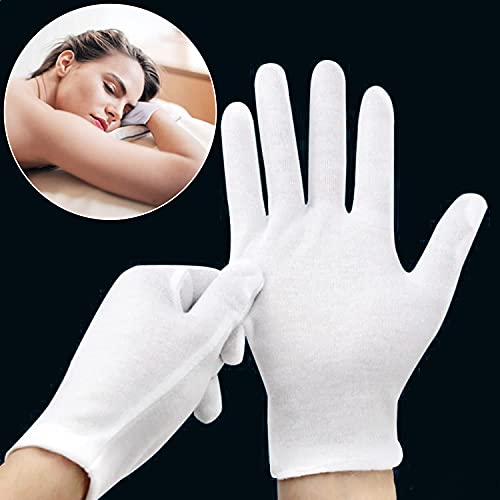 24pcs-Unisex-Soft-White-Cotton-Gloves-for-Eczema-Gloves-for-Moisturizing-Dry-Hands-White-Cotton-Inspection-Gloves-Large