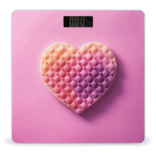 Báscula Digital Colorida de Vidrio Templado para Baño miniatura 1