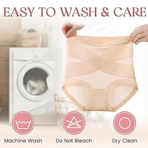 Mayaloom Leakproof Panties with Tummy Control, Ultimate Comfort Leakproof and Shaping Panties Women's High Waisted Underwear3