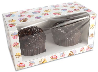 Amazon.com: 50ct - Cupcakes Double Cupcake Boxes : Home & Kitchen