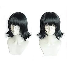 Black short hair 32cm Cosplay Anime Wig Costume Character Wig