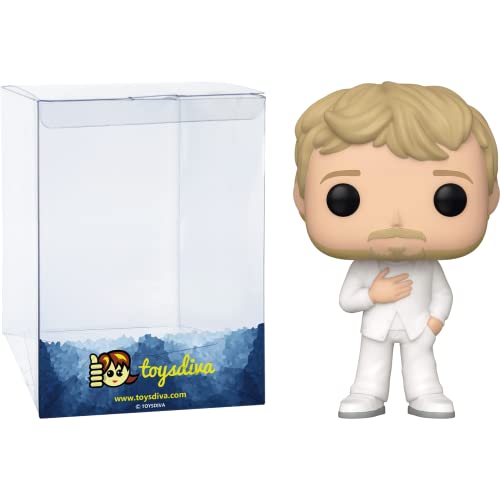 Brian L I T T E R L L : P O P ! Rocks Vinyl Figurine Bundle With 1 Compatible 'Toysdiva' Graphic Protector (139 - 40111 - B)