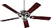 Quorum 17520-92 Traditional 52``Ceiling Fan from Monticello Collection in Pewter, Nickel, Silver Finish,