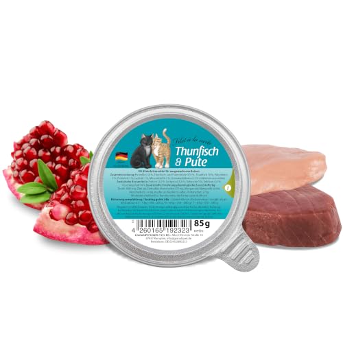 GranataPet Filet à la carte Multipack, Nassfutter für Katzen im Probierpaket, Filet-Stückchen ohne Getreide, Katzenfutter ohne Zuckerzusatz, hoher Fleischanteil, 6 x 85 g