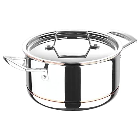 MasterPro Argent 5 Induction Stock Pot 3.3L Cover