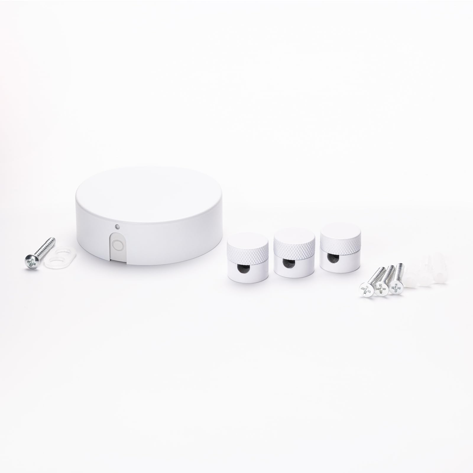ORION LIGHTSTYLE Distributor Set including junction box incl. 3 pin ceiling pin canopy ceiling box rosette junction box cover white - Image 2