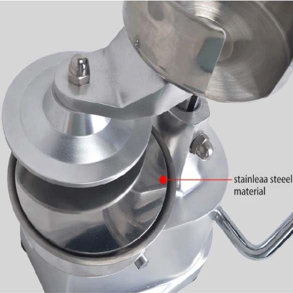 Hamburger Patty Maker con piatti in acciaio inox per ristoranti e fast food