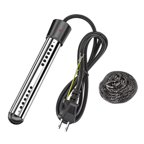 電気浸漬給湯器カテゴリ 水中ライトロッド 投げ込みヒーター 1500Wポータブル給湯器 摂氏70°自動電源オフ インフレータブルプール用プールヒーター 地上プール バスタブ