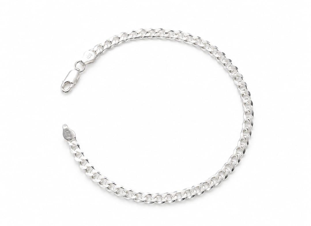 92.5 Silver Bracelet for Men & Boys | Hallmarked Pure Silver Chain Bracelet | Stylish Daily Wear Bracelet | Premium Gift for Men-image-33