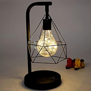 DAIMANPU Vintage Industriële Retro Lamp Zwart Vintage Edison Bureau Ijzer Nachtlampje