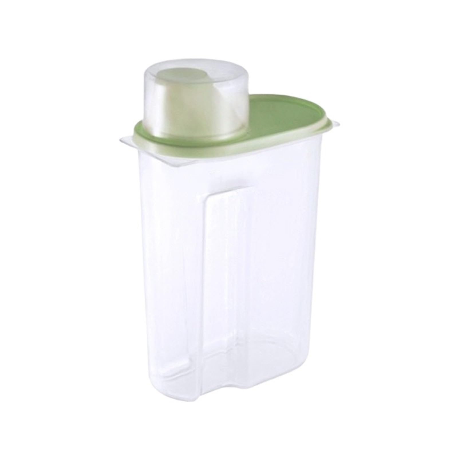 LSNNMU 3pcs Storage Box Sealed Jar Can For Kitchen Grain Dried Fruit Snack Cereal Dispenser With Pour Lid Plastic Container For Preserving(Green)